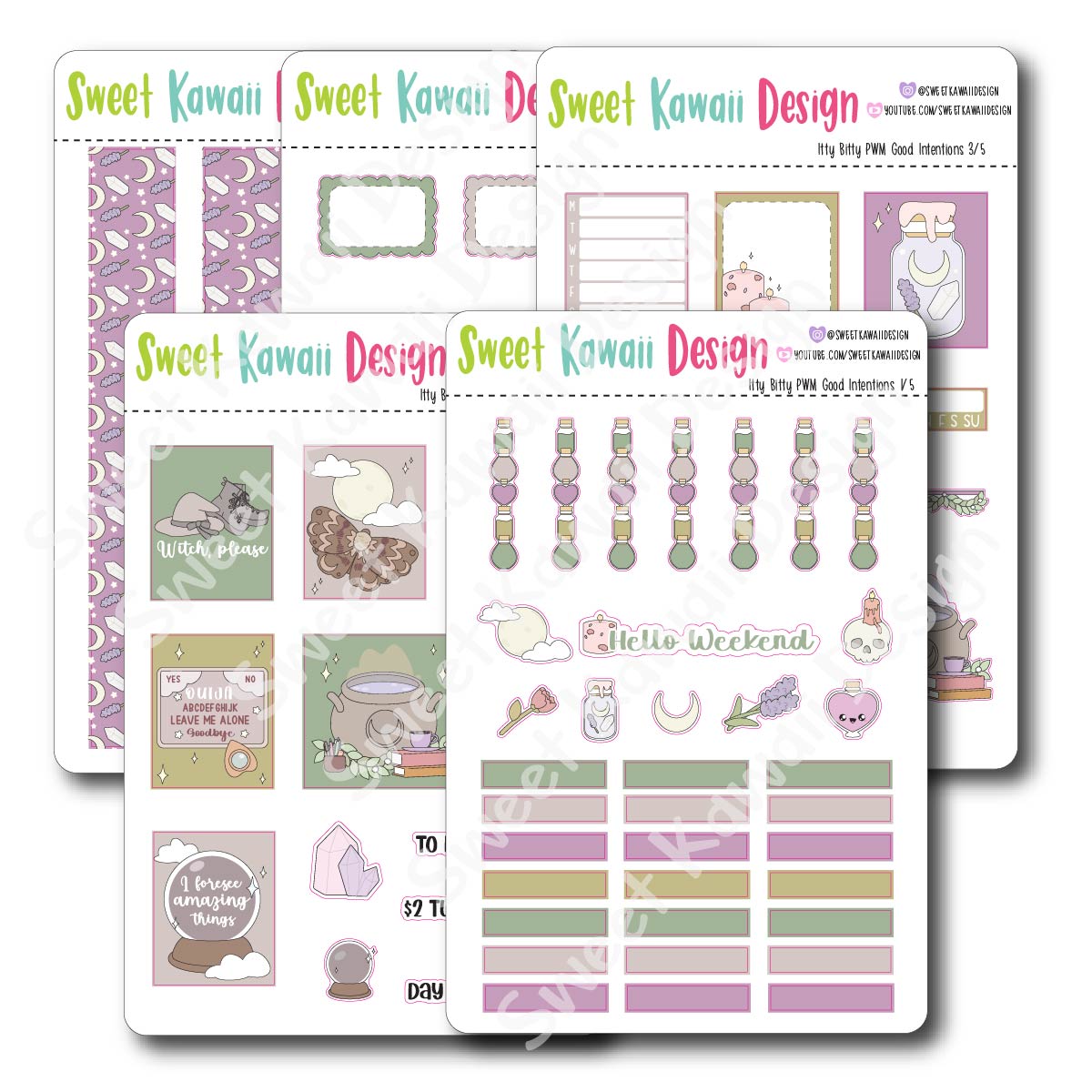 Weekly Kit  - Good Intentions ITTY BITTY
