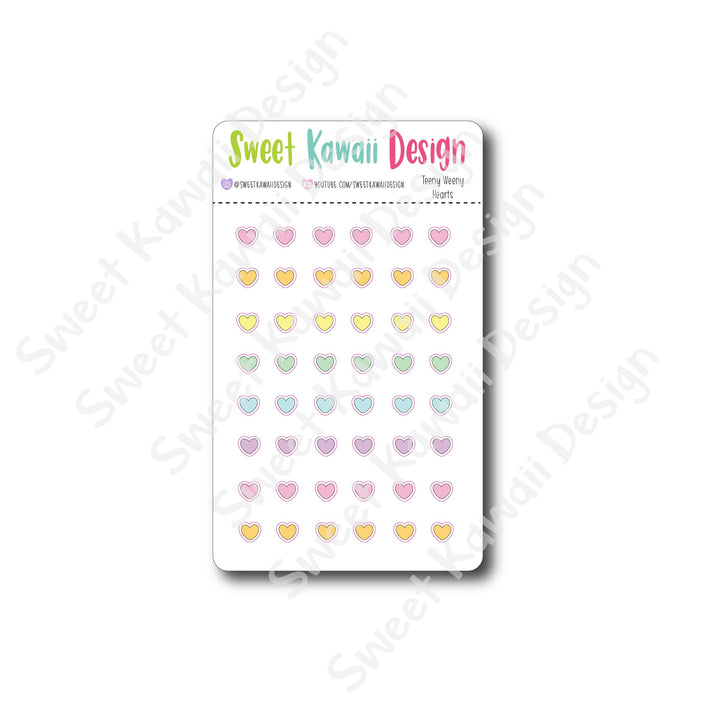 Teeny Weeny Heart Stickers
