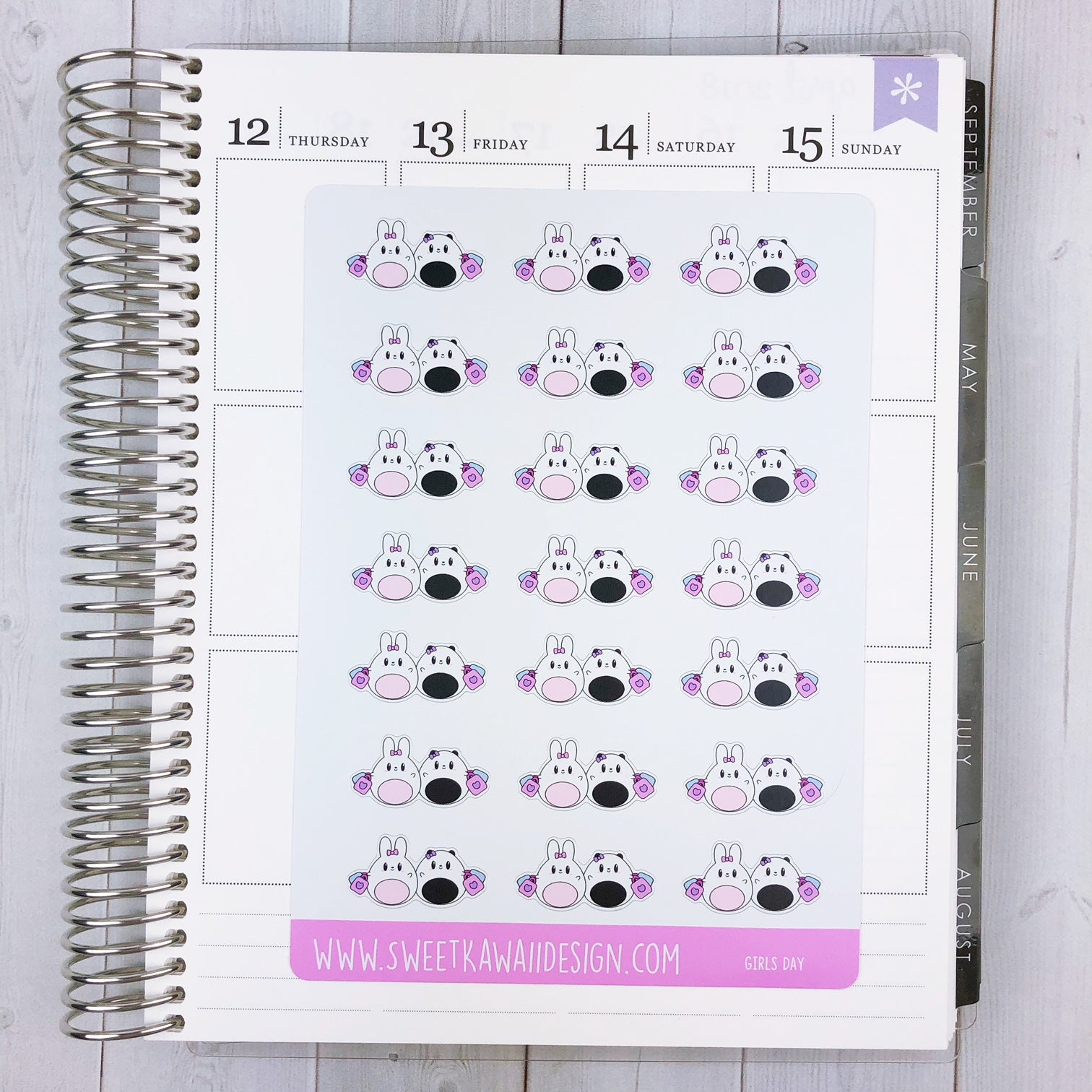 Kawaii Girls Day Stickers