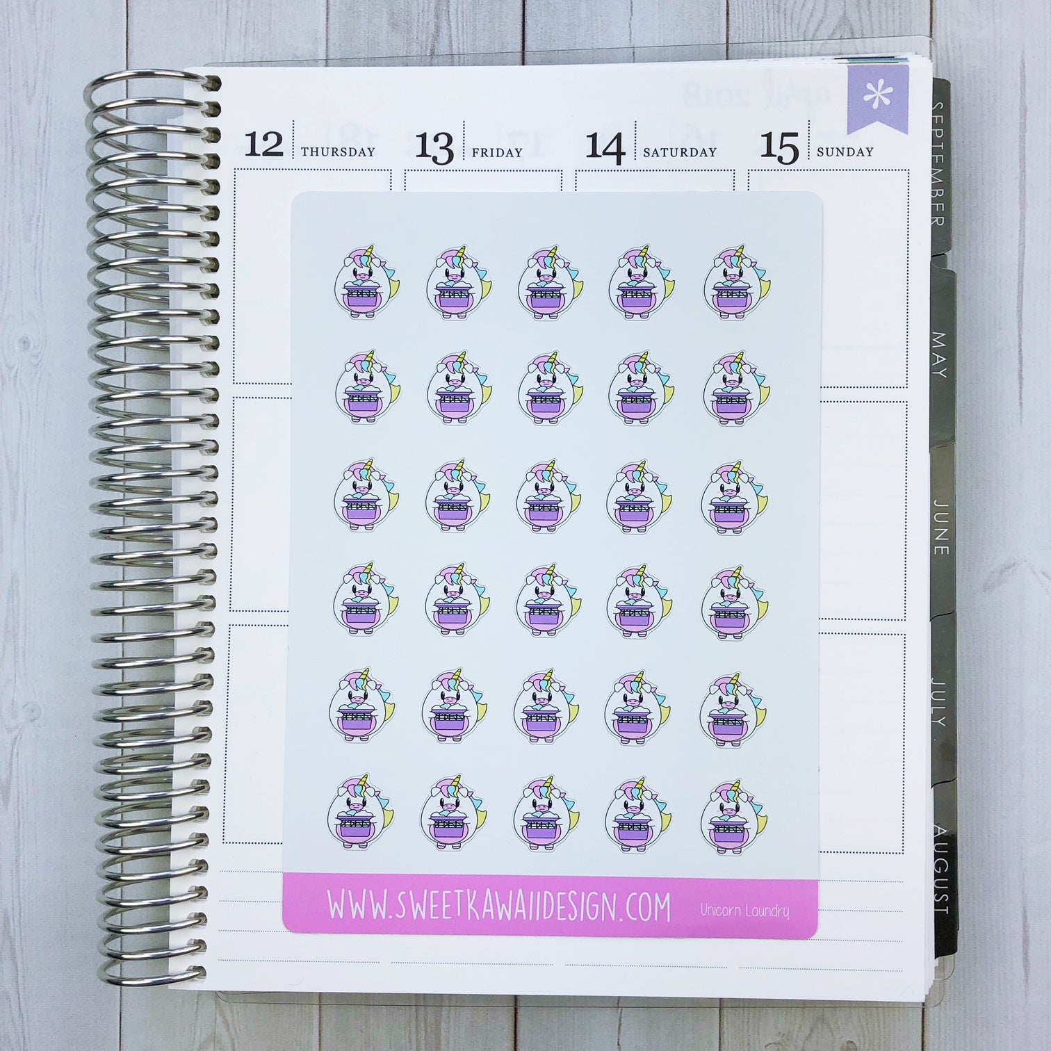 Kawaii Unicorn Stickers - Different Options Available