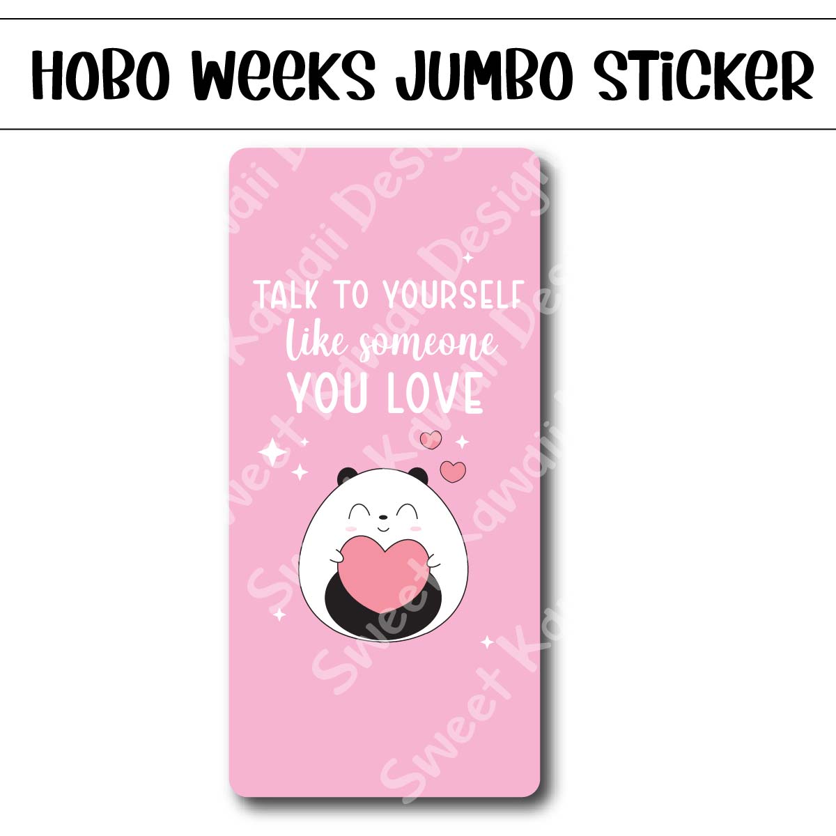 Kawaii Jumbo Sticker - Poe Love - Size Options Available