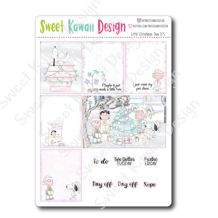 Kawaii Plan With Me - Little Christmas Tree HORIZONTAL