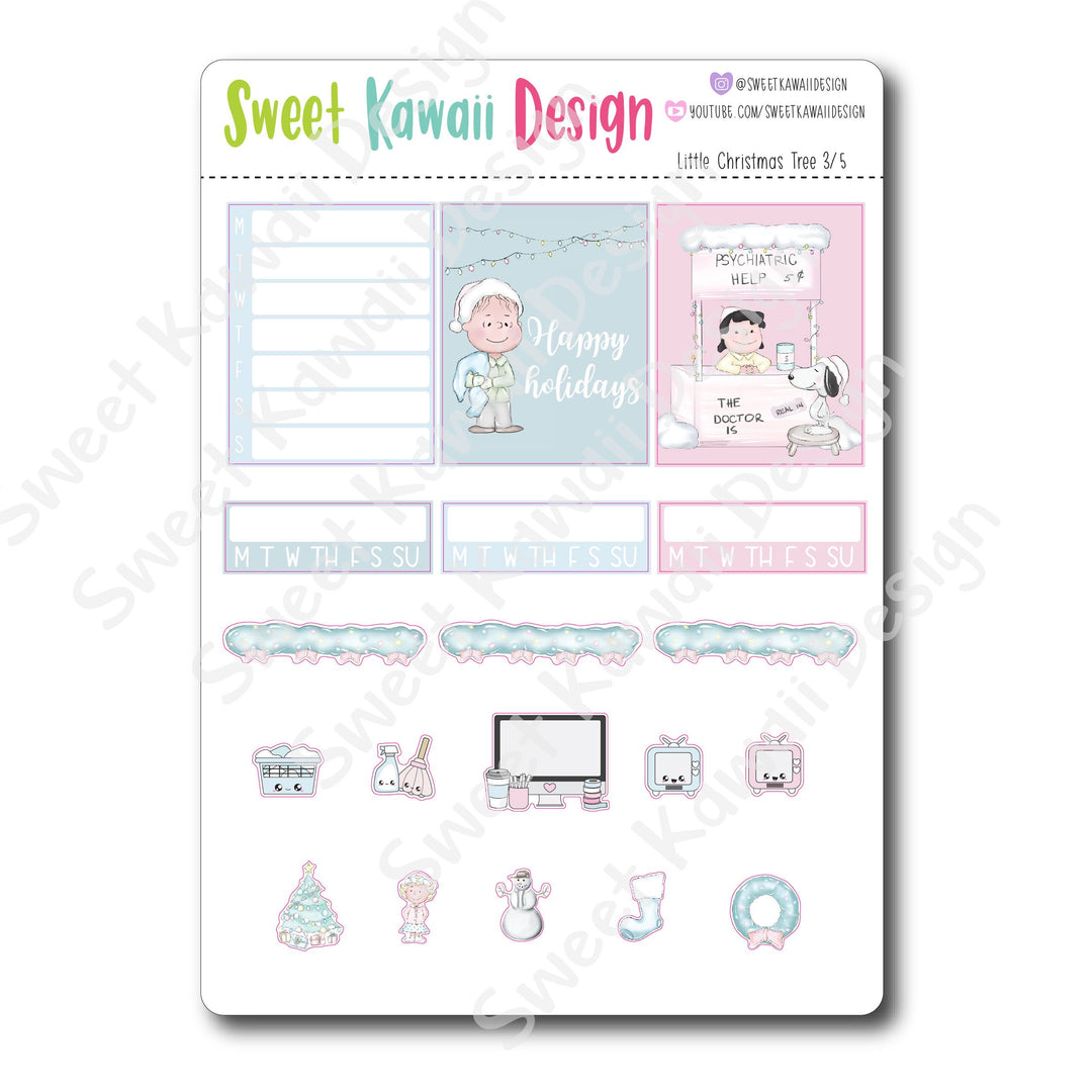 Kawaii Plan With Me - Little Christmas Tree HORIZONTAL