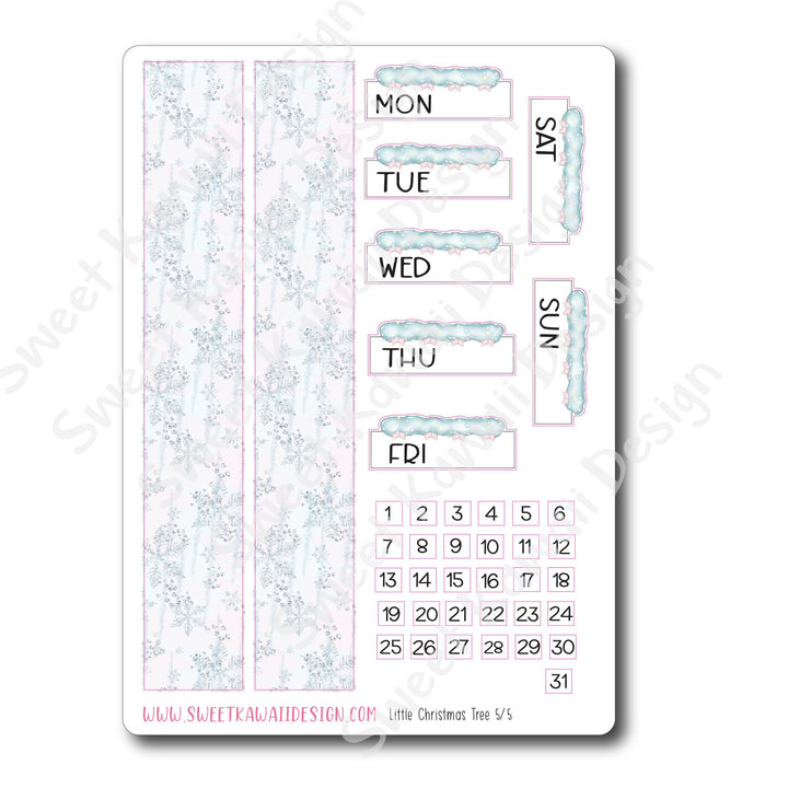 Kawaii Plan With Me - Little Christmas Tree HORIZONTAL