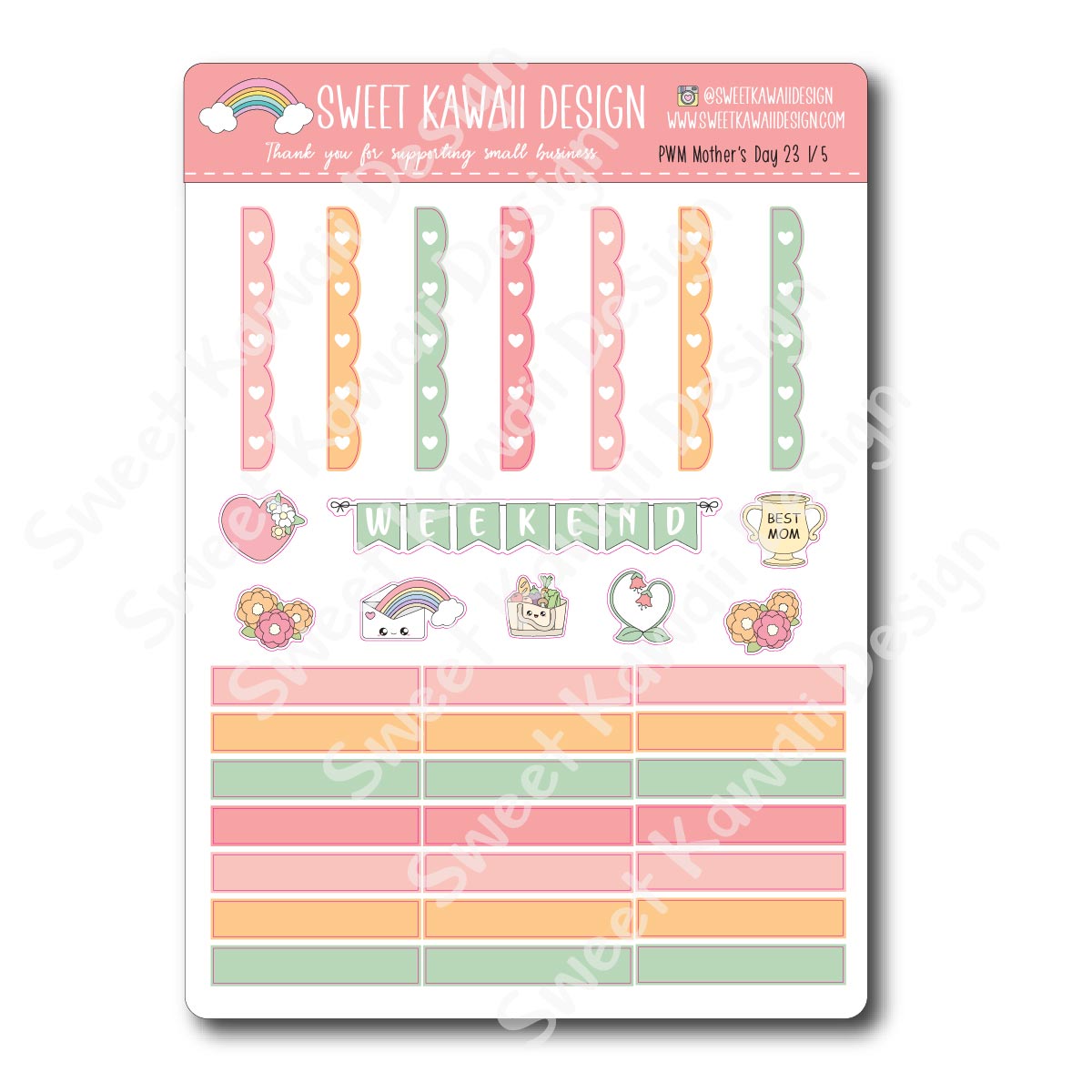 Weekly Kit  - Mother's Day HORIZONTAL