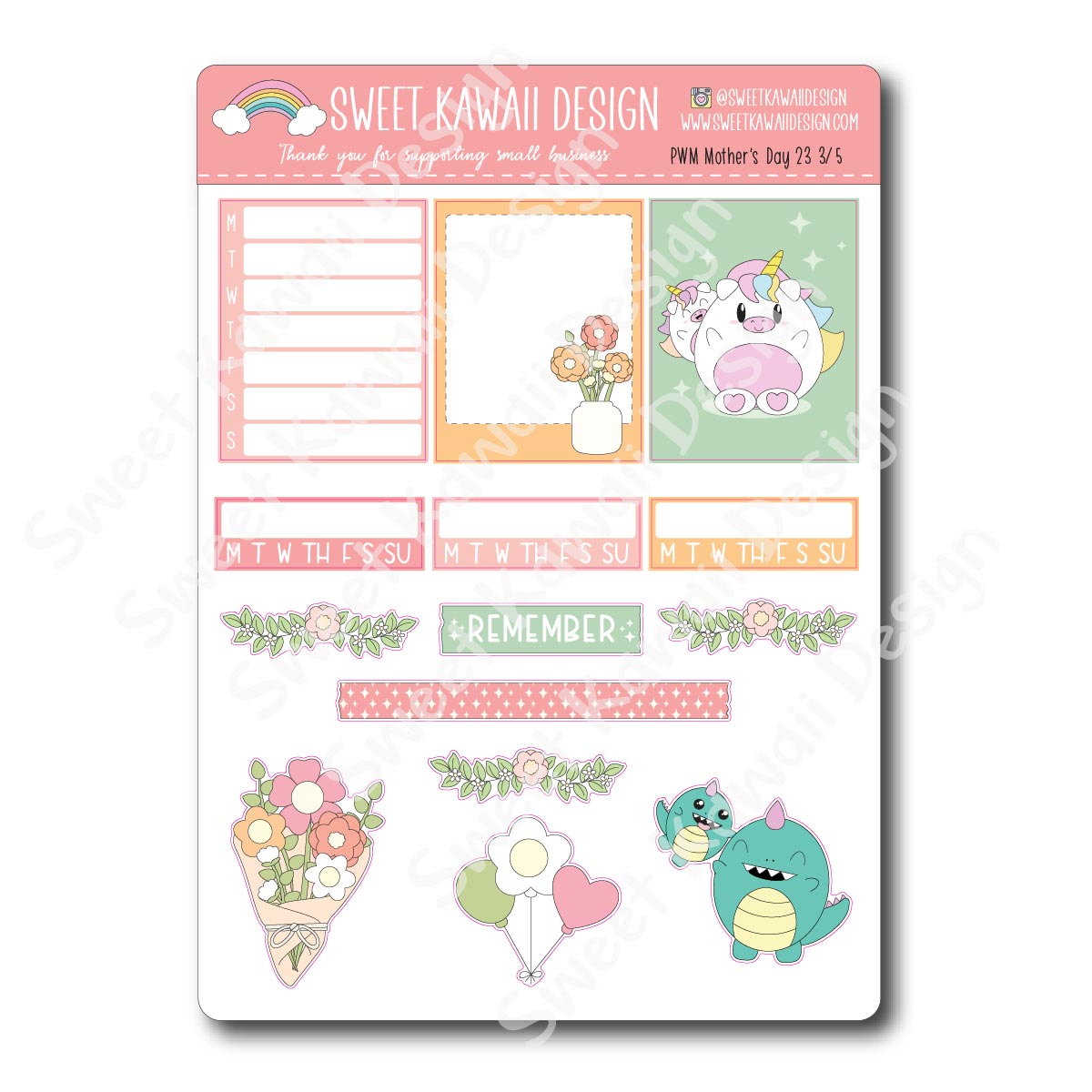 Weekly Kit  - Mother's Day HORIZONTAL