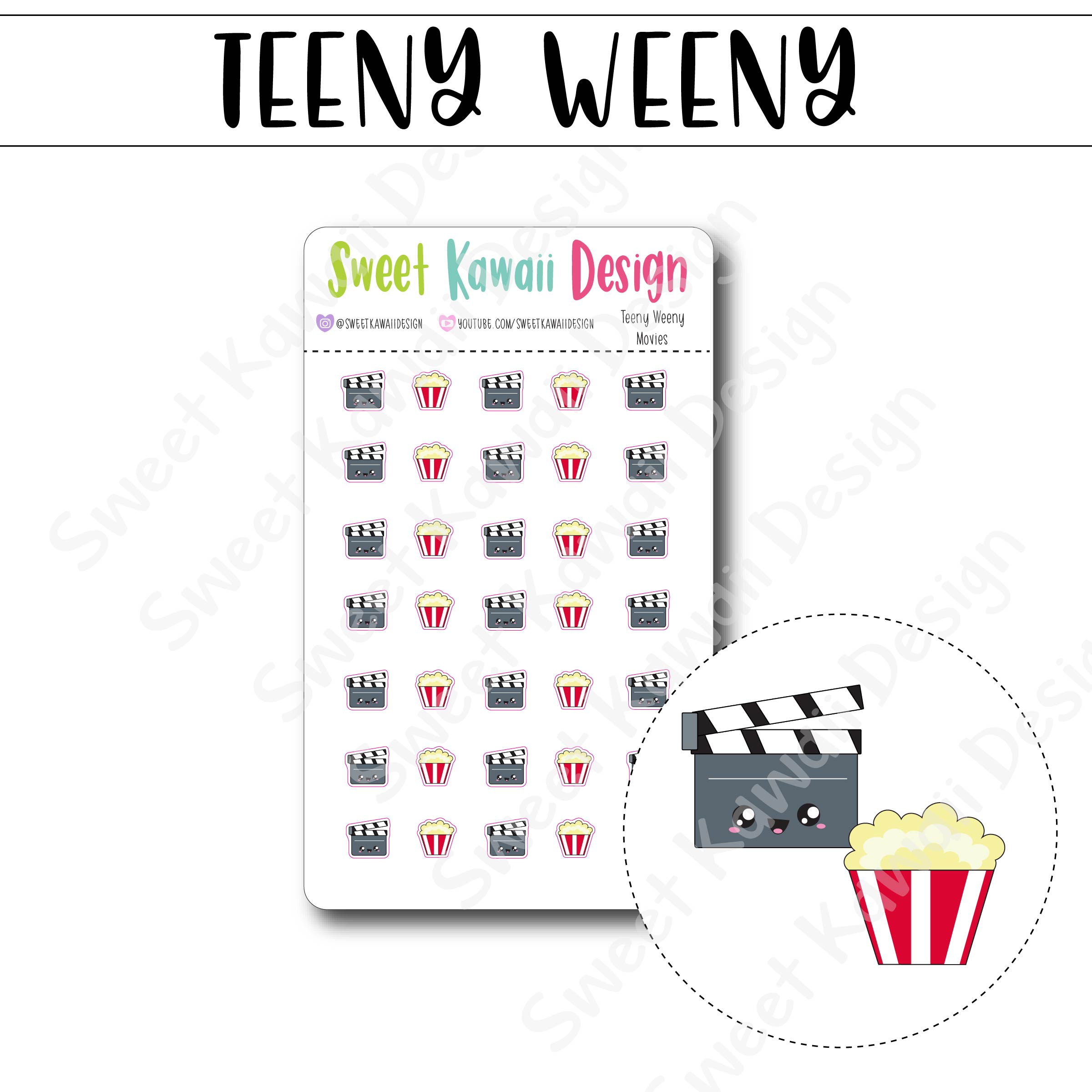 Teeny Weeny Movie Stickers