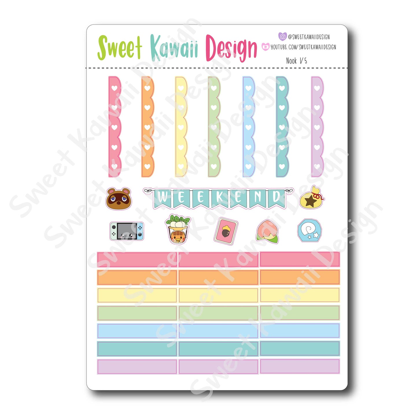 Weekly Kit  - Nook HORIZONTAL