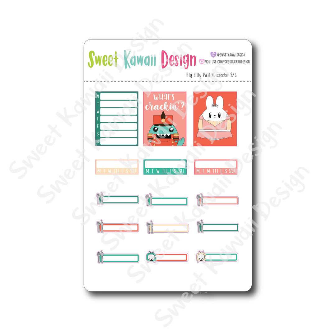 Kawaii Plan With Me - Nutcracker ITTY BITTY