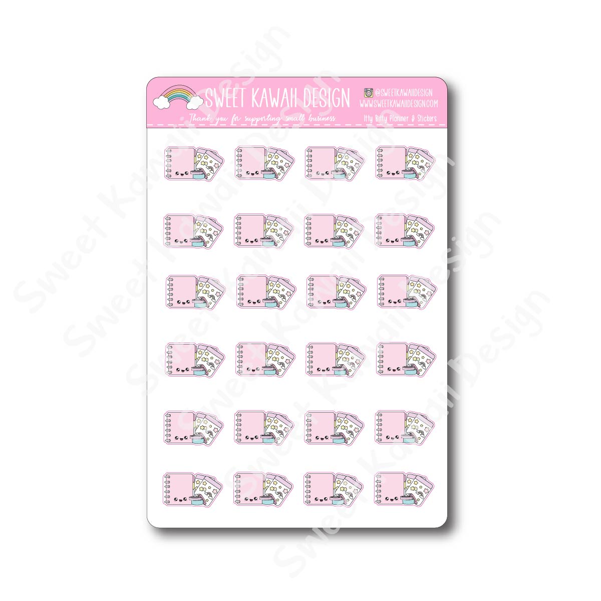 Kawaii Planner and Stickers Stickers