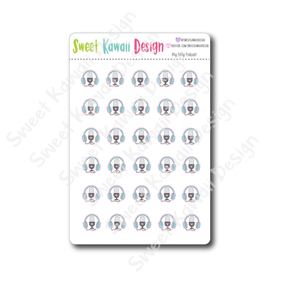 Kawaii Podcast Stickers