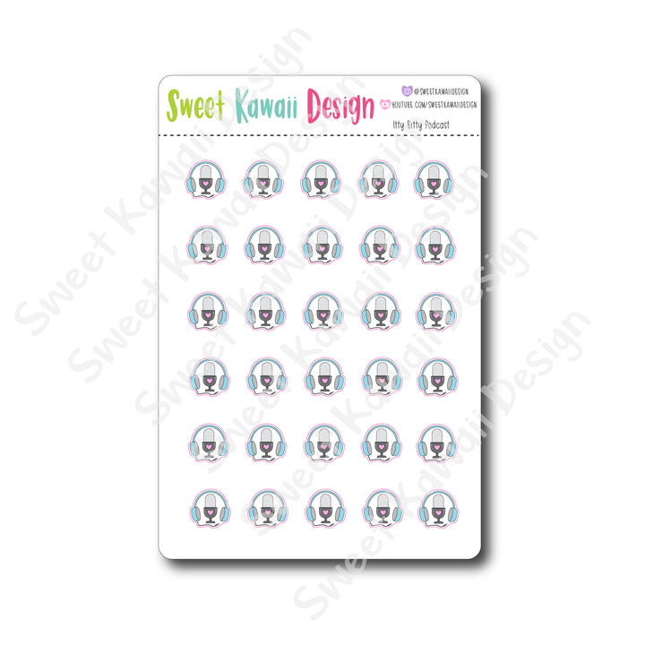 Kawaii Podcast Stickers