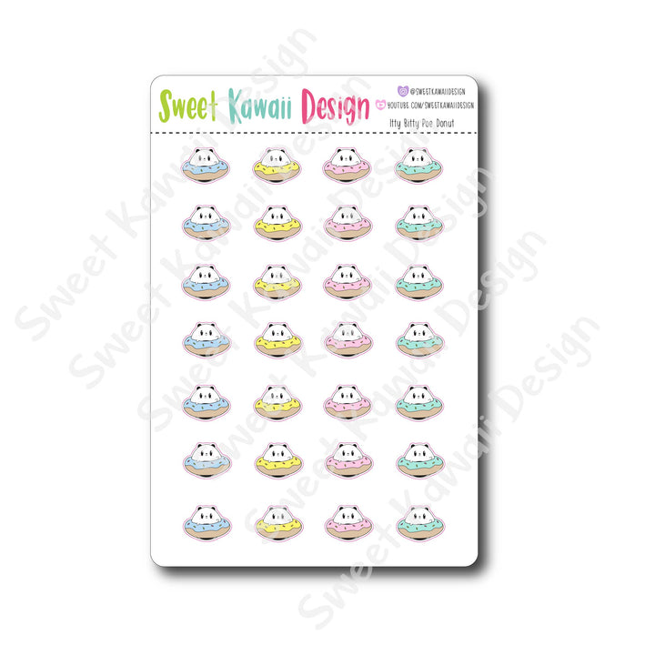 Kawaii Poe Donut Stickers