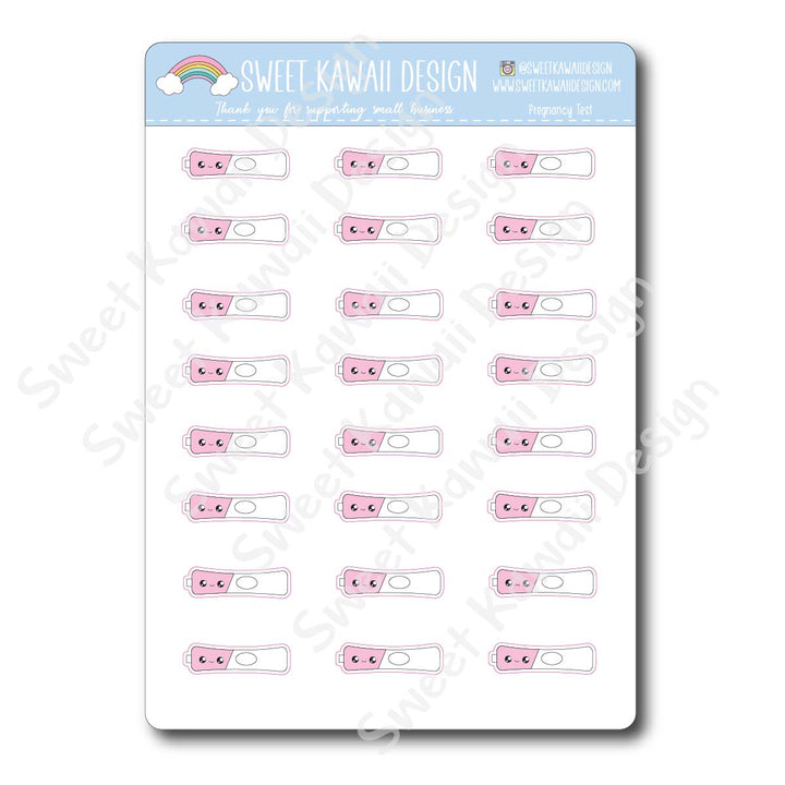 Kawaii Pregnancy Test Stickers