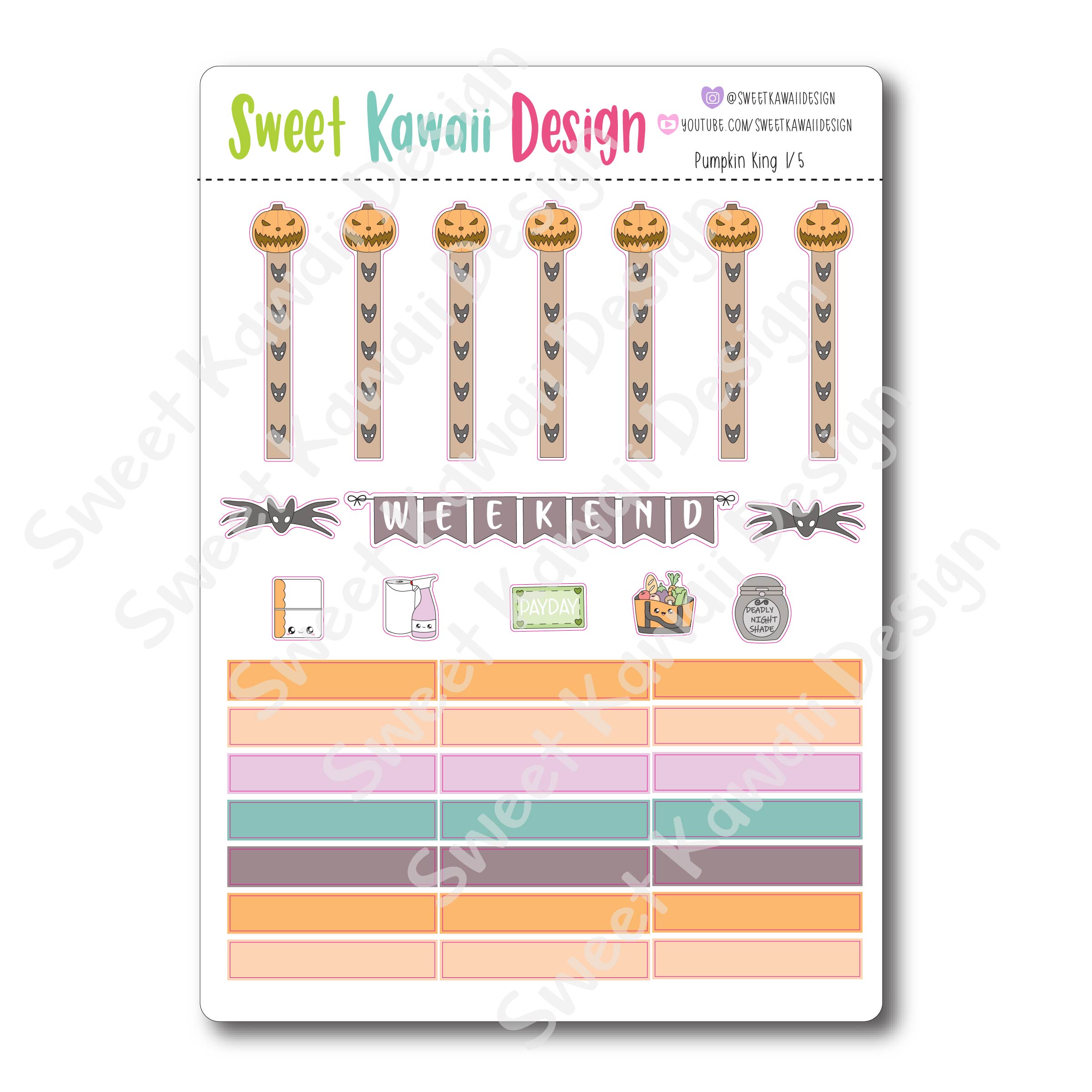 Weekly Kit  - Pumpkin King