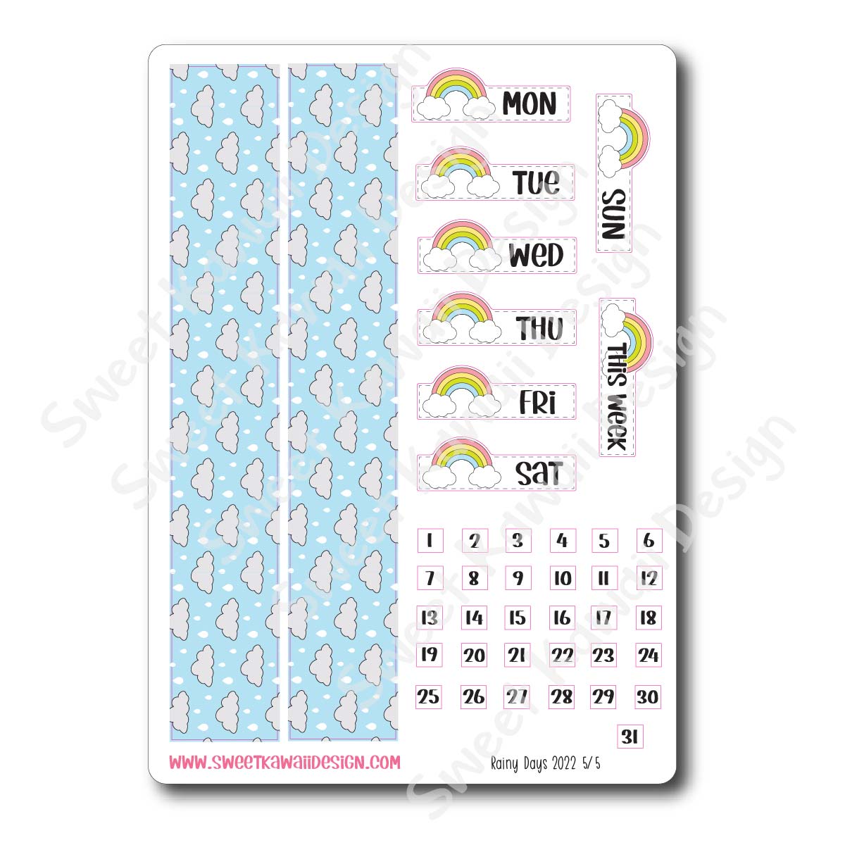 Weekly Kit  - Rainy Days 22