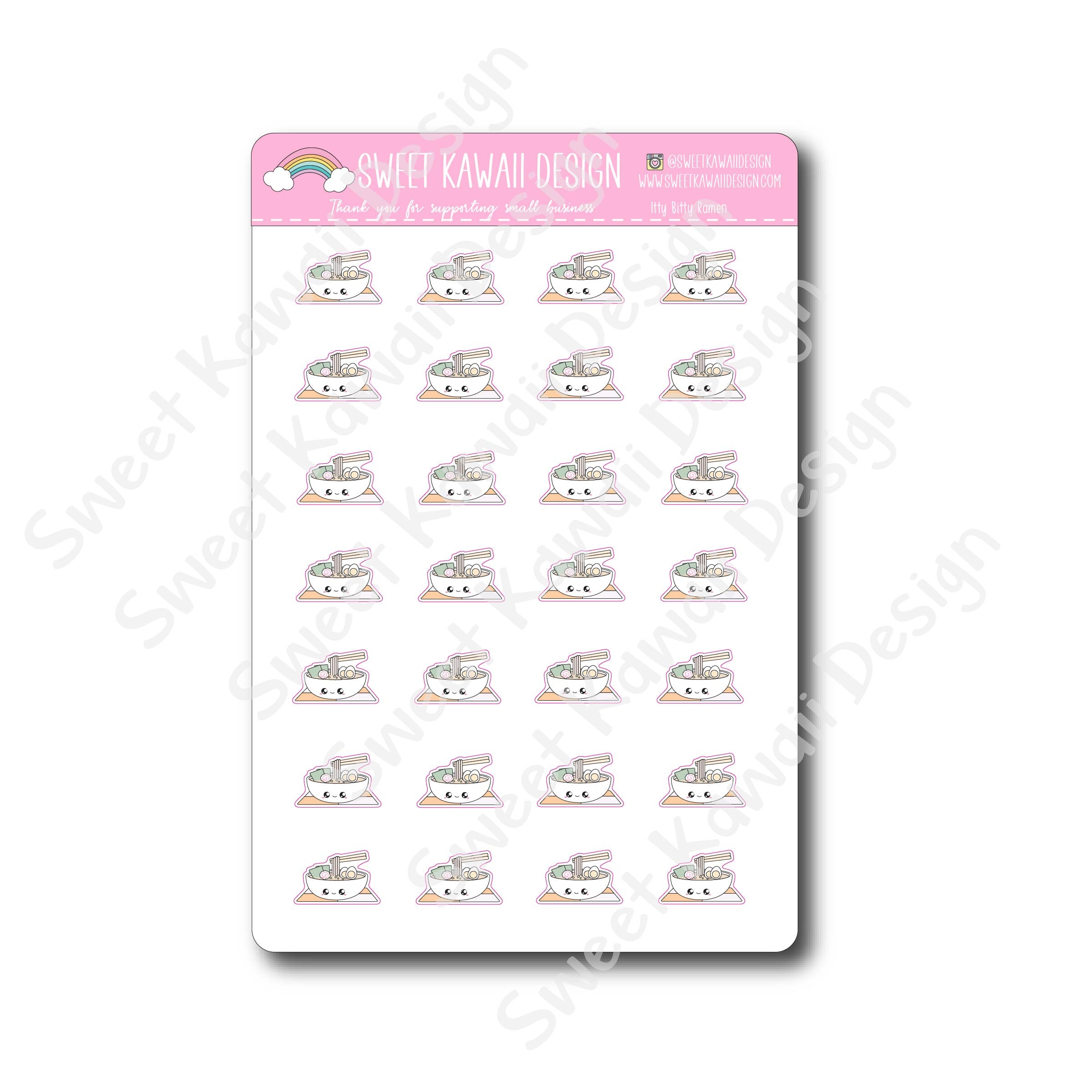 Kawaii Ramen Stickers