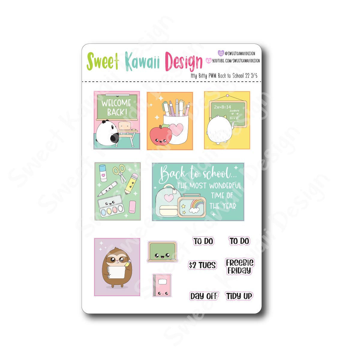 Weekly Kit  - Back to School 22 ITTY BITTY