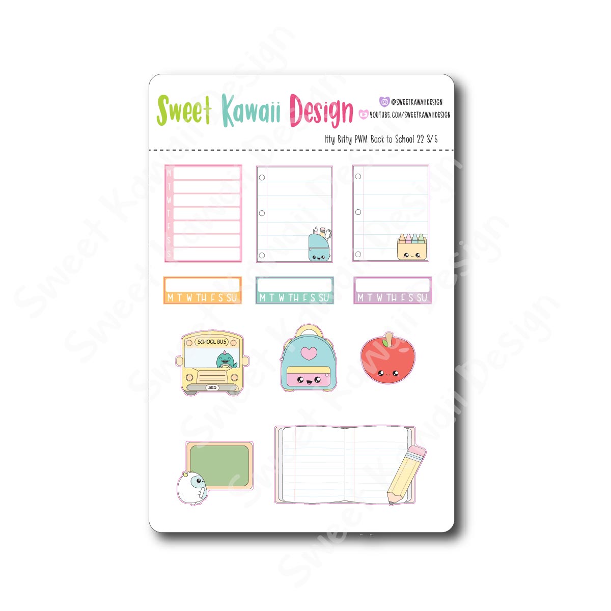 Weekly Kit  - Back to School 22 ITTY BITTY