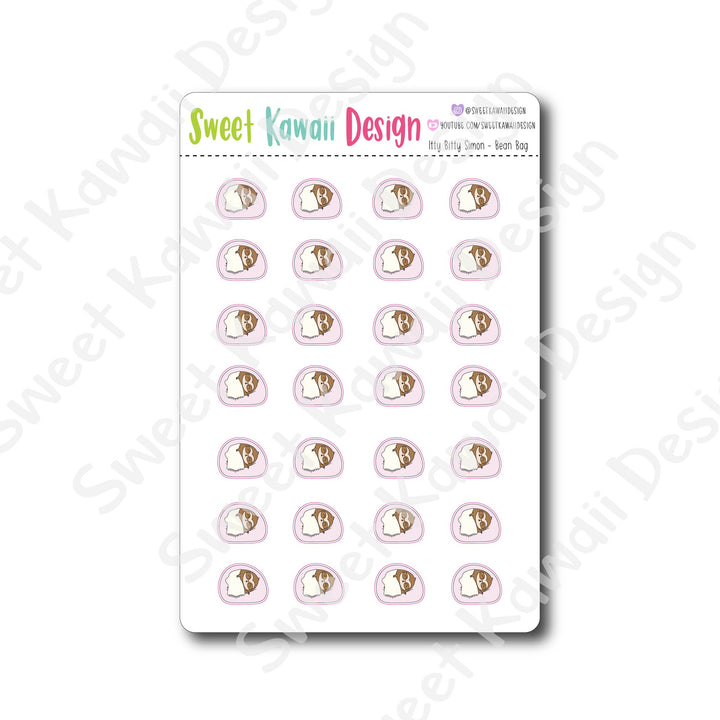 Kawaii Simon Stickers - Bean Bag