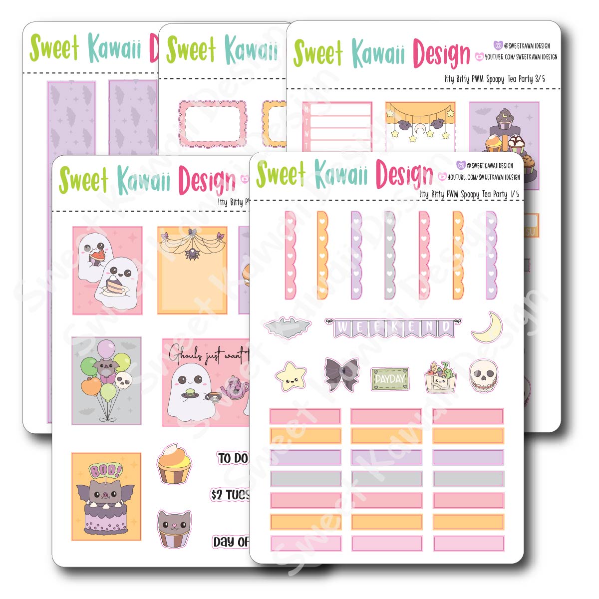 Weekly Kit  - Spoopy Tea Party ITTY BITTY