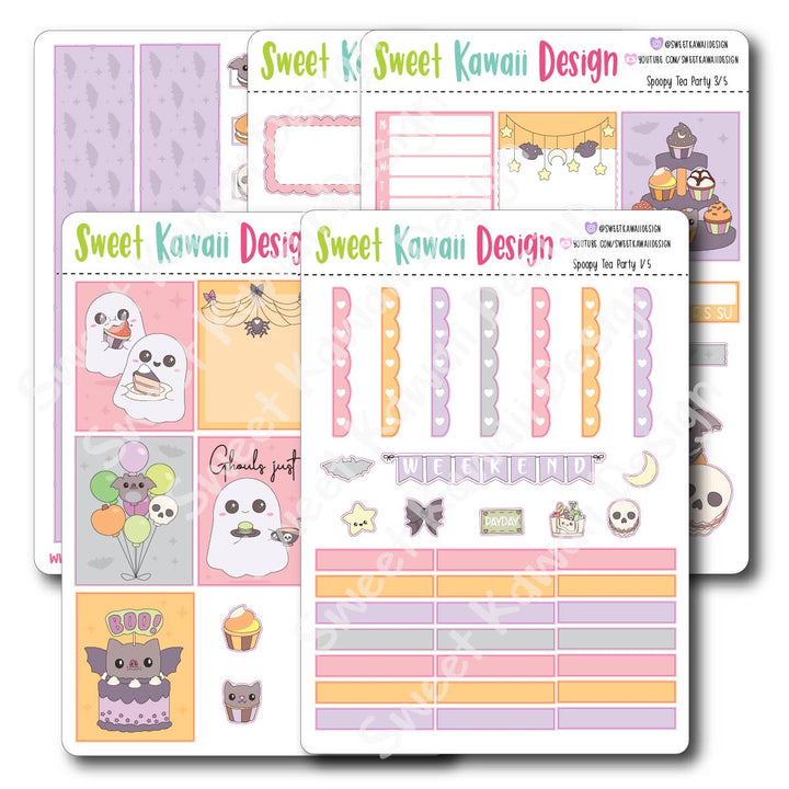 Weekly Kit  - Spoopy Tea Party HORIZONTAL