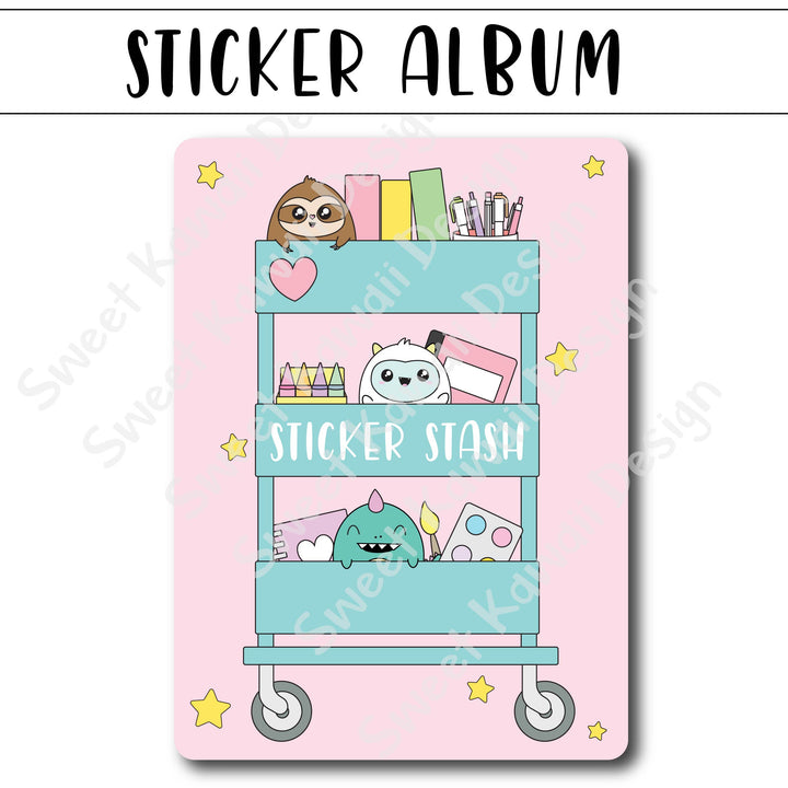 5x7 SKD Sticker Album - Stationery Cart