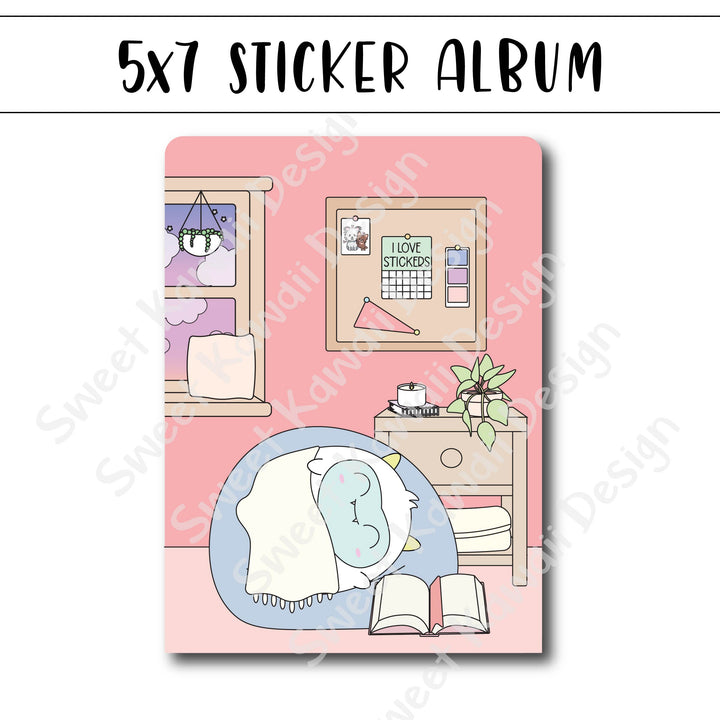 SKD 5x7 Sticker Album - Sleepy Frank