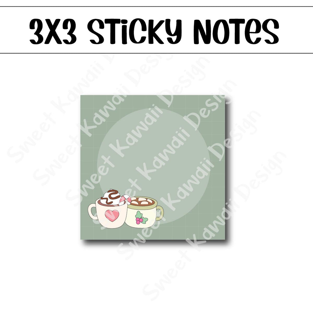 3x3 Cozy Cups Sticky Notes
