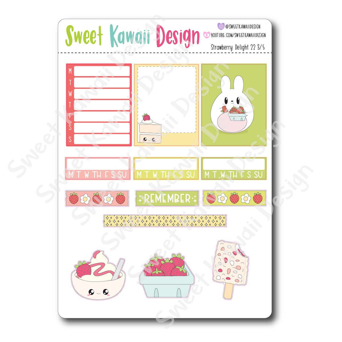 Weekly Kit  - Strawberry Delight 22 HORIZONTAL