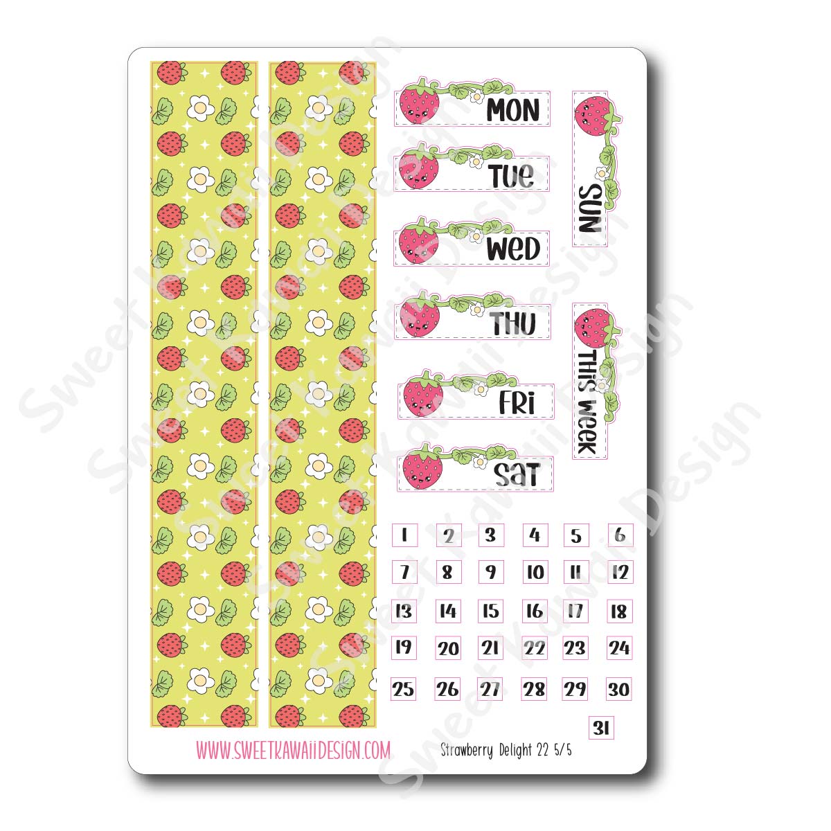 Weekly Kit  - Strawberry Delight 22 HORIZONTAL