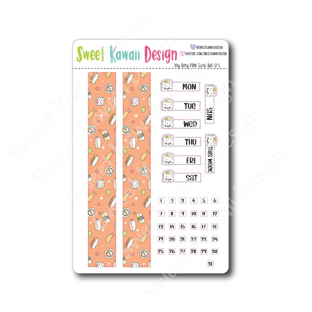 Weekly Kit  - Sushi Roll ITTY BITTY