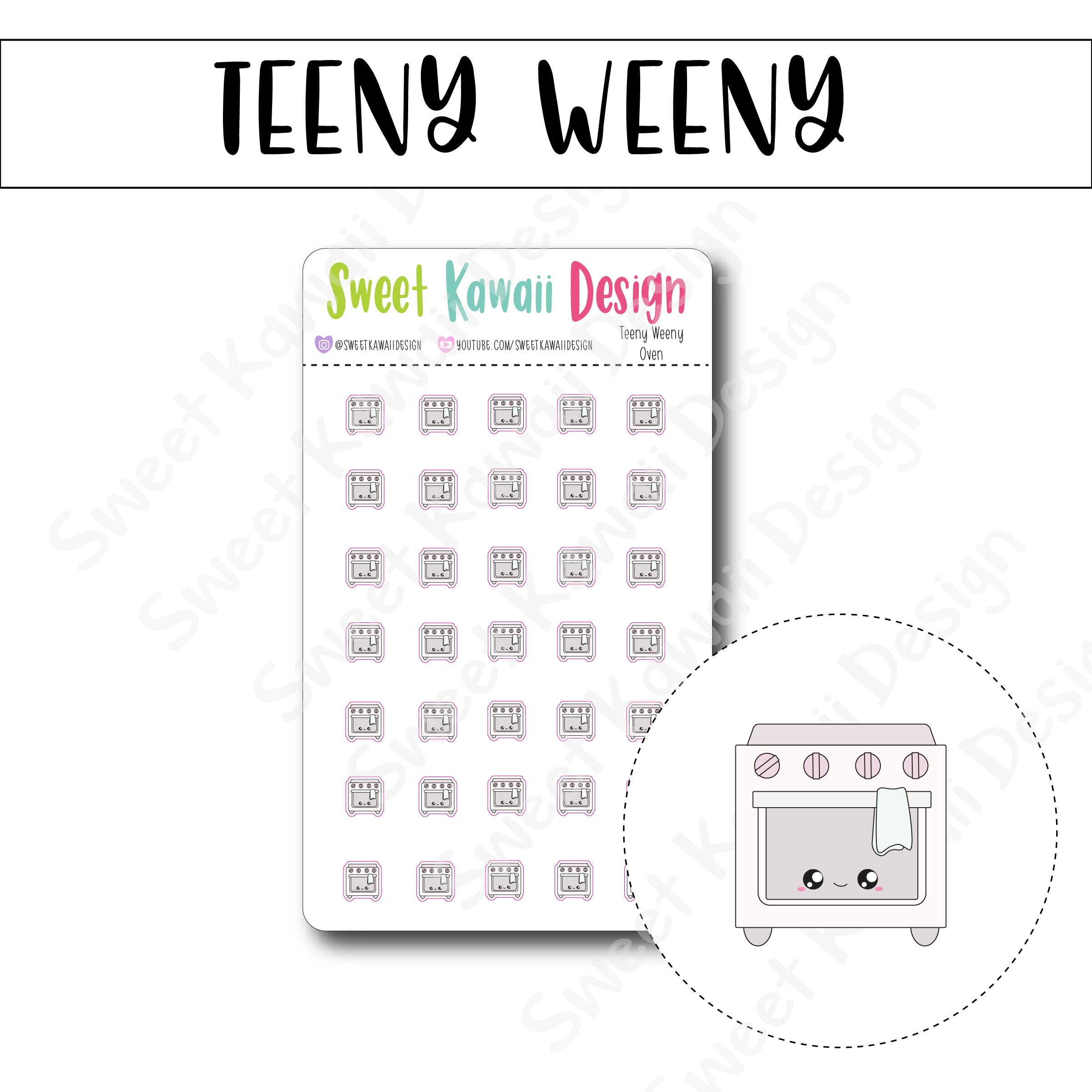 Teeny Weeny Oven Stickers