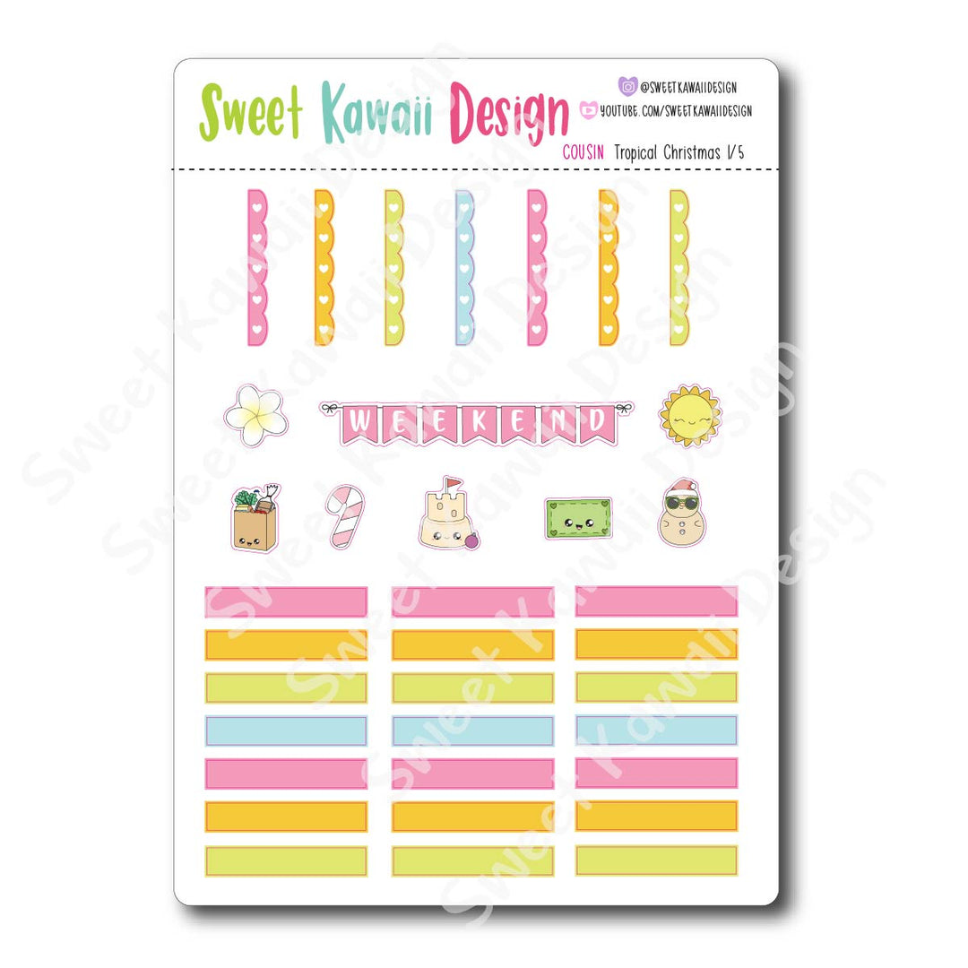 Weekly Kit  - Tropical Christmas COUSIN