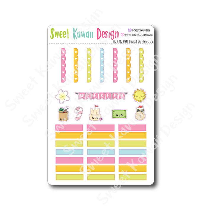 Weekly Kit  - Tropical Christmas ITTY BITTY