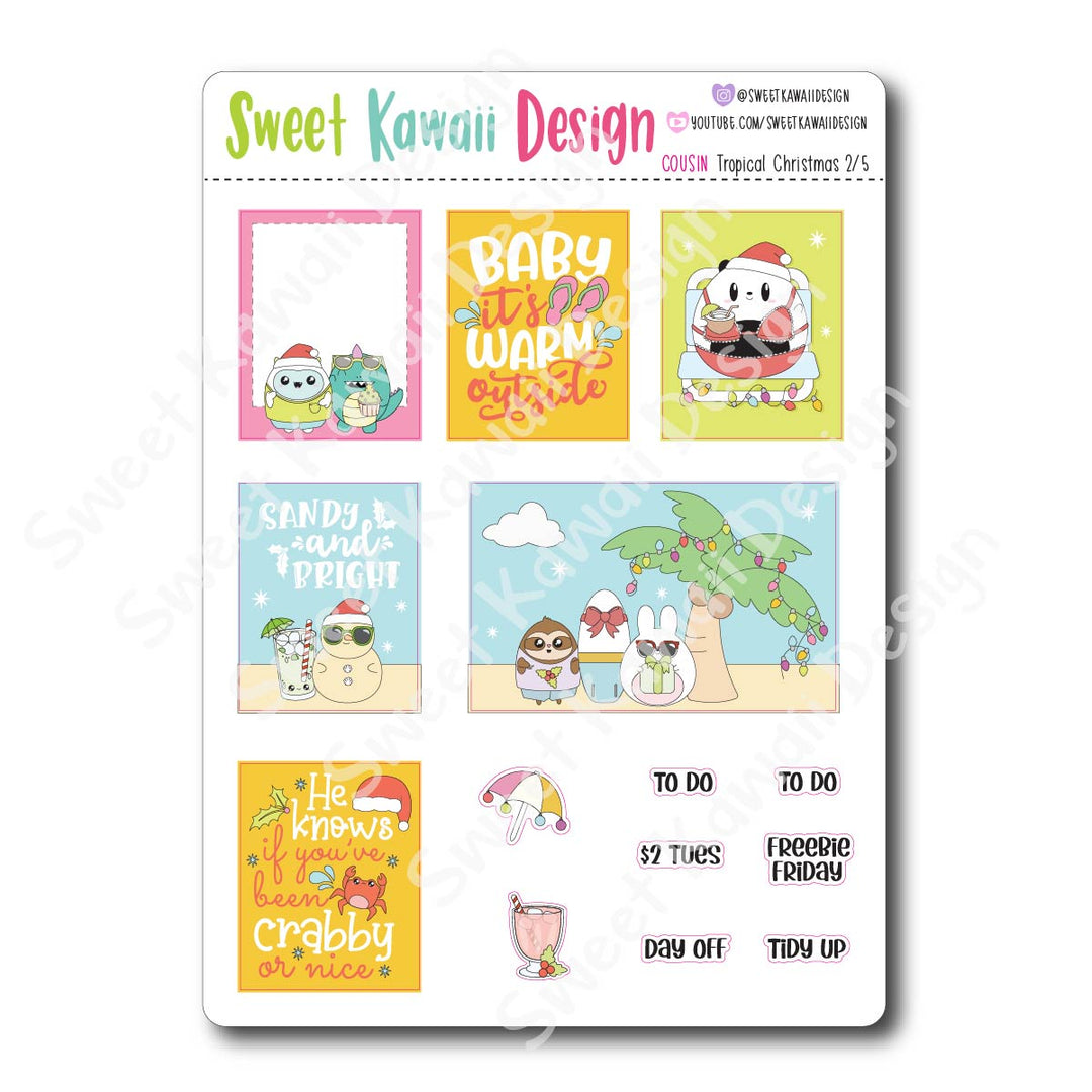 Weekly Kit  - Tropical Christmas COUSIN