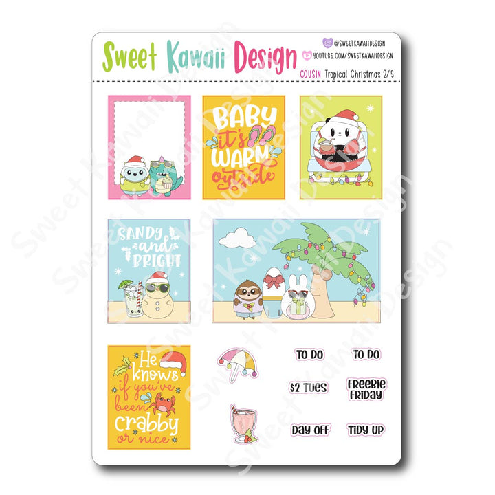 Weekly Kit  - Tropical Christmas COUSIN