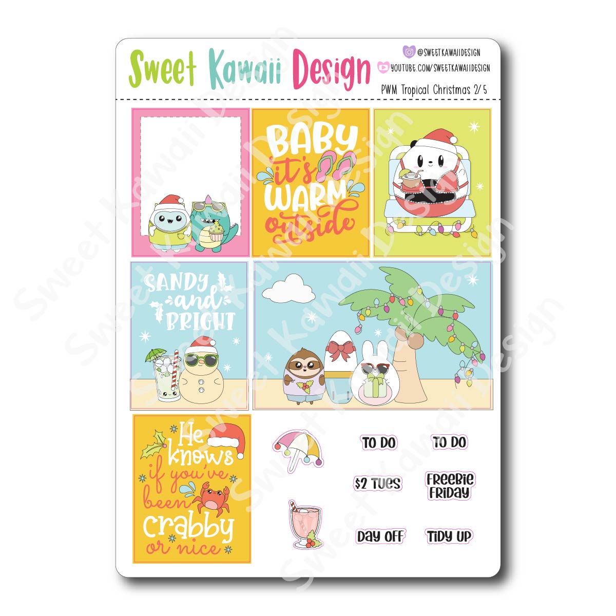 Weekly Kit  - Tropical Christmas