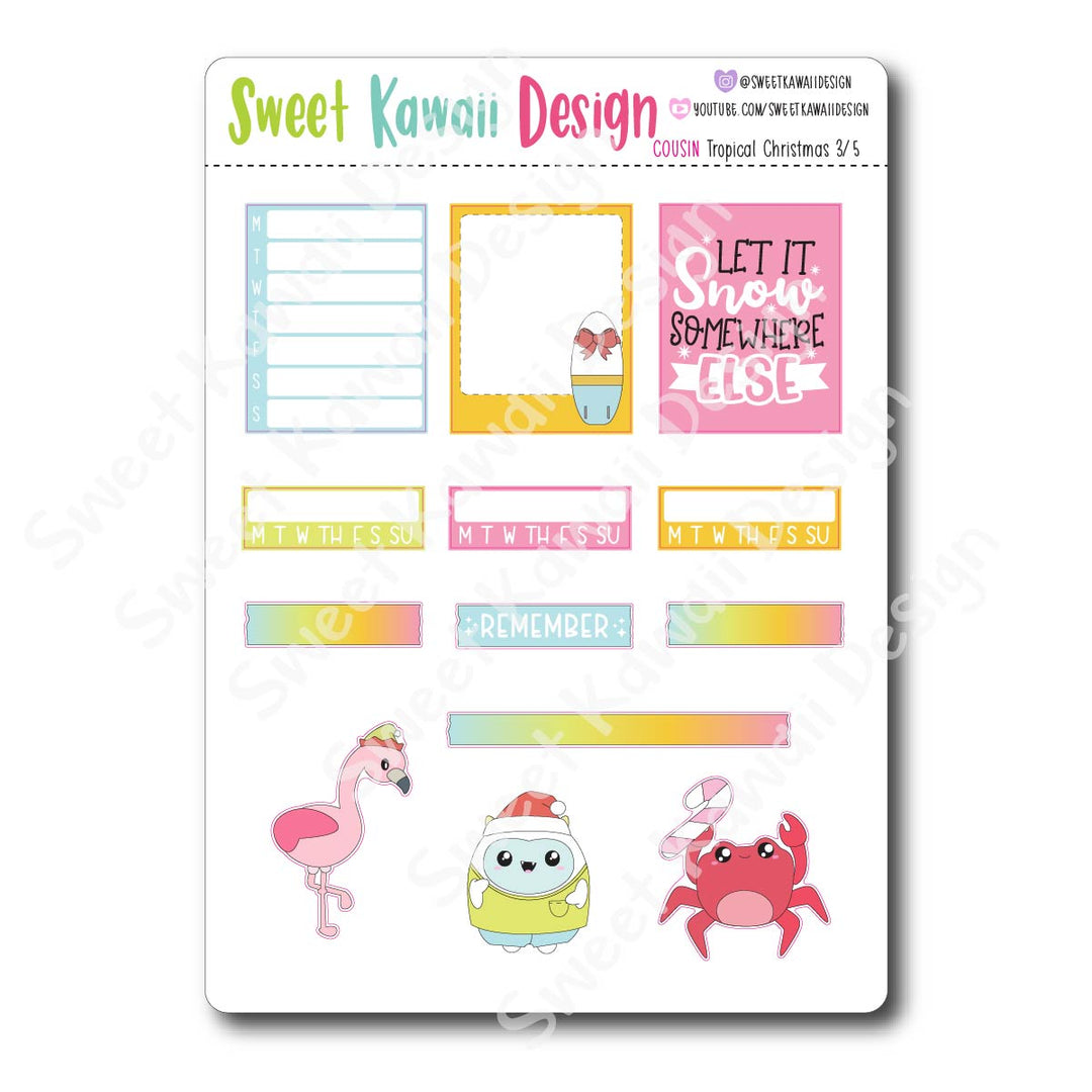 Weekly Kit  - Tropical Christmas COUSIN