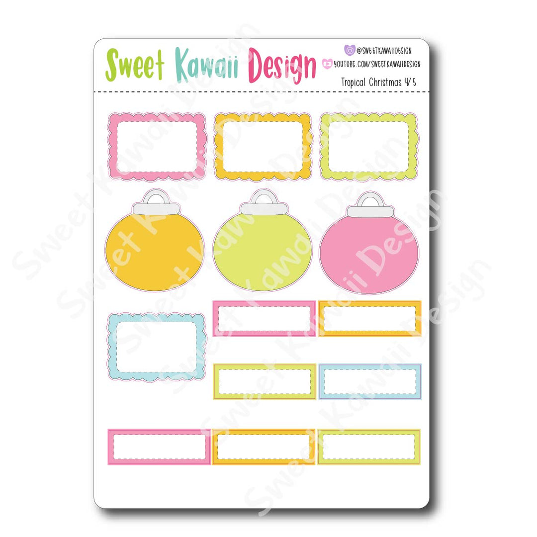 Weekly Kit  - Tropical Christmas