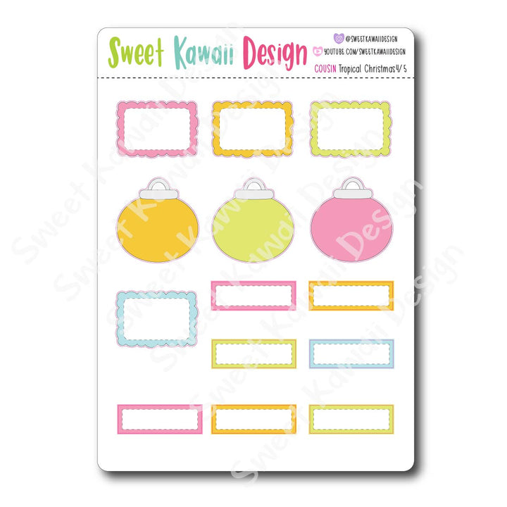 Weekly Kit  - Tropical Christmas COUSIN