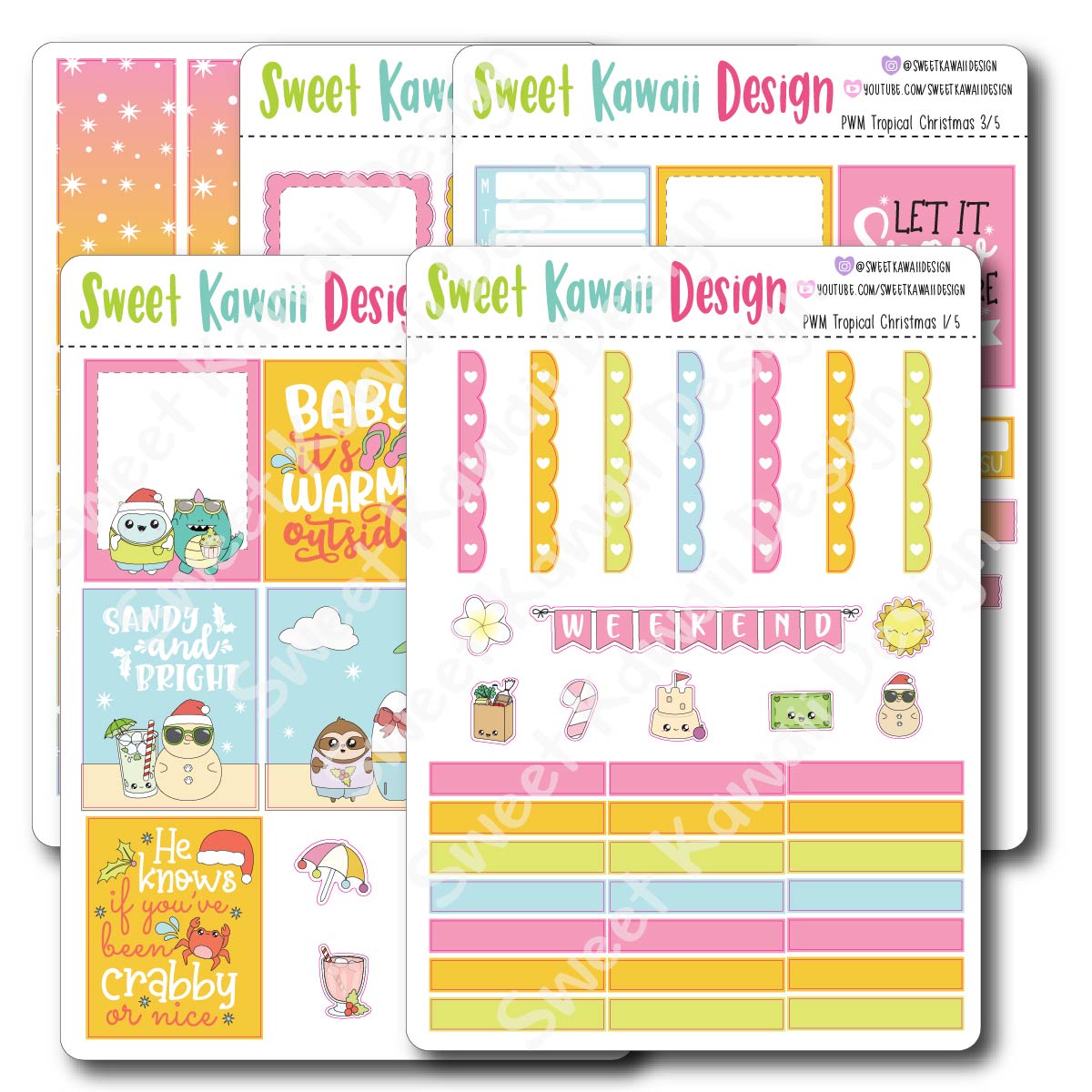 Weekly Kit  - Tropical Christmas