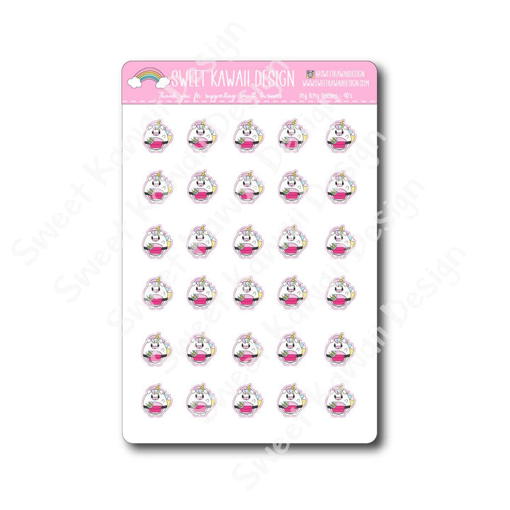 Kawaii Unicorn Stickers - 90's