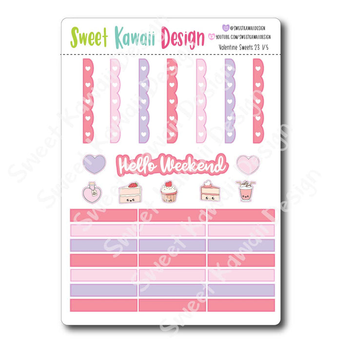 Weekly Kit  - Valentine Sweets HORIZONTAL
