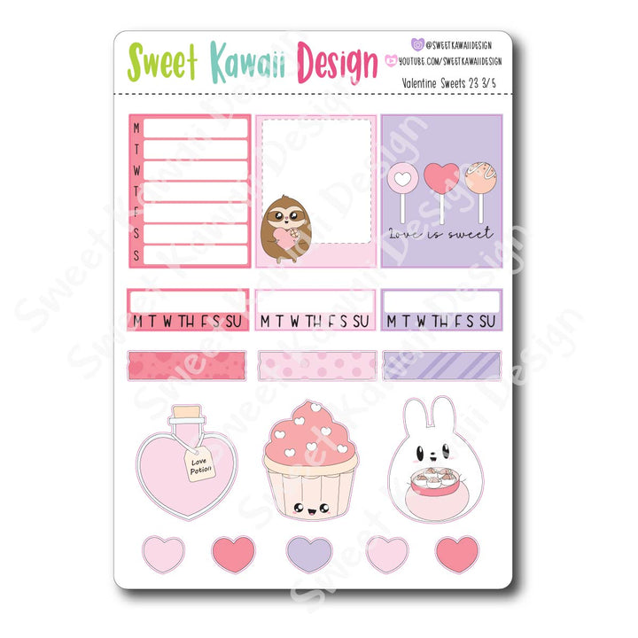 Weekly Kit  - Valentine Sweets HORIZONTAL