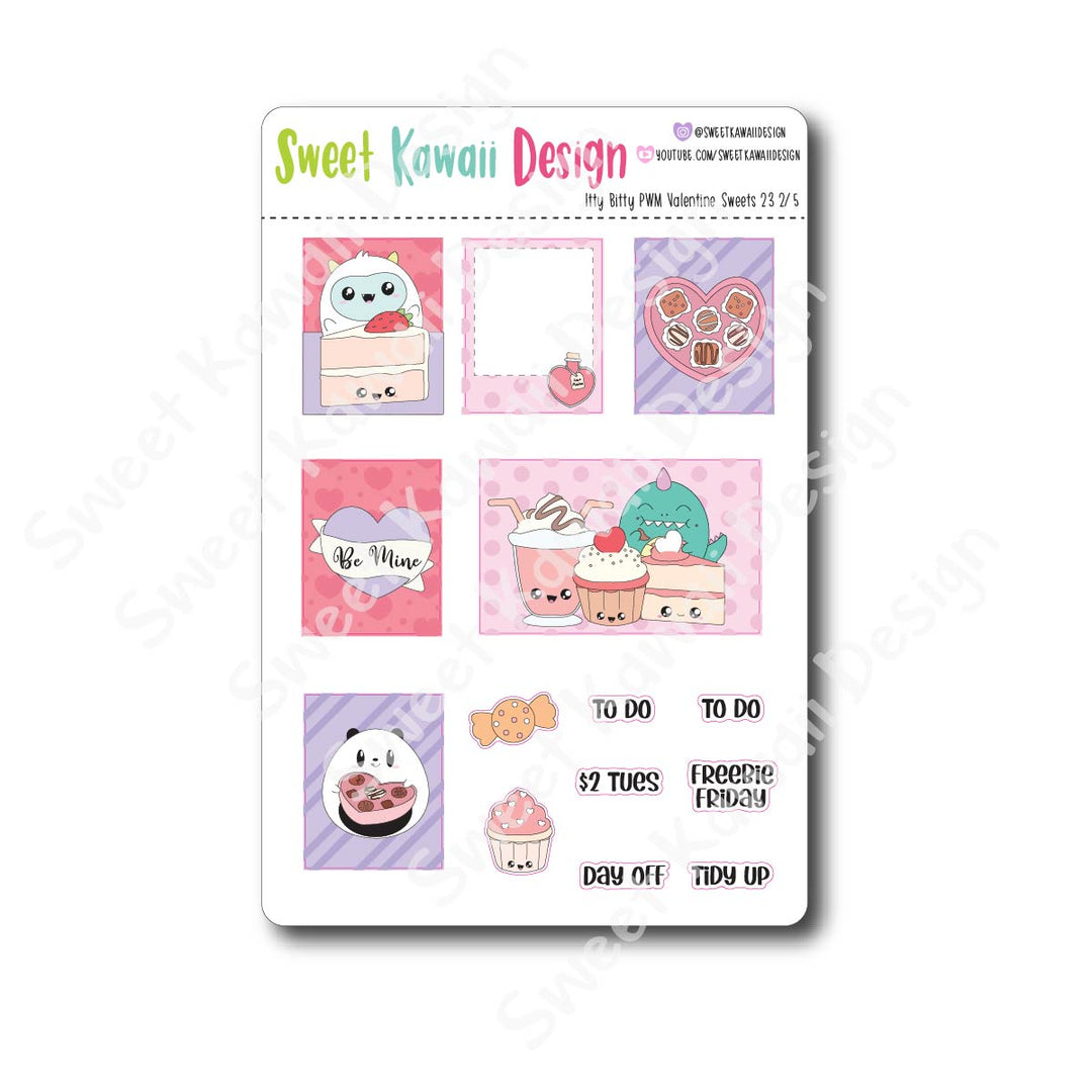 Weekly Kit  - Valentine Sweets ITTY BITTY