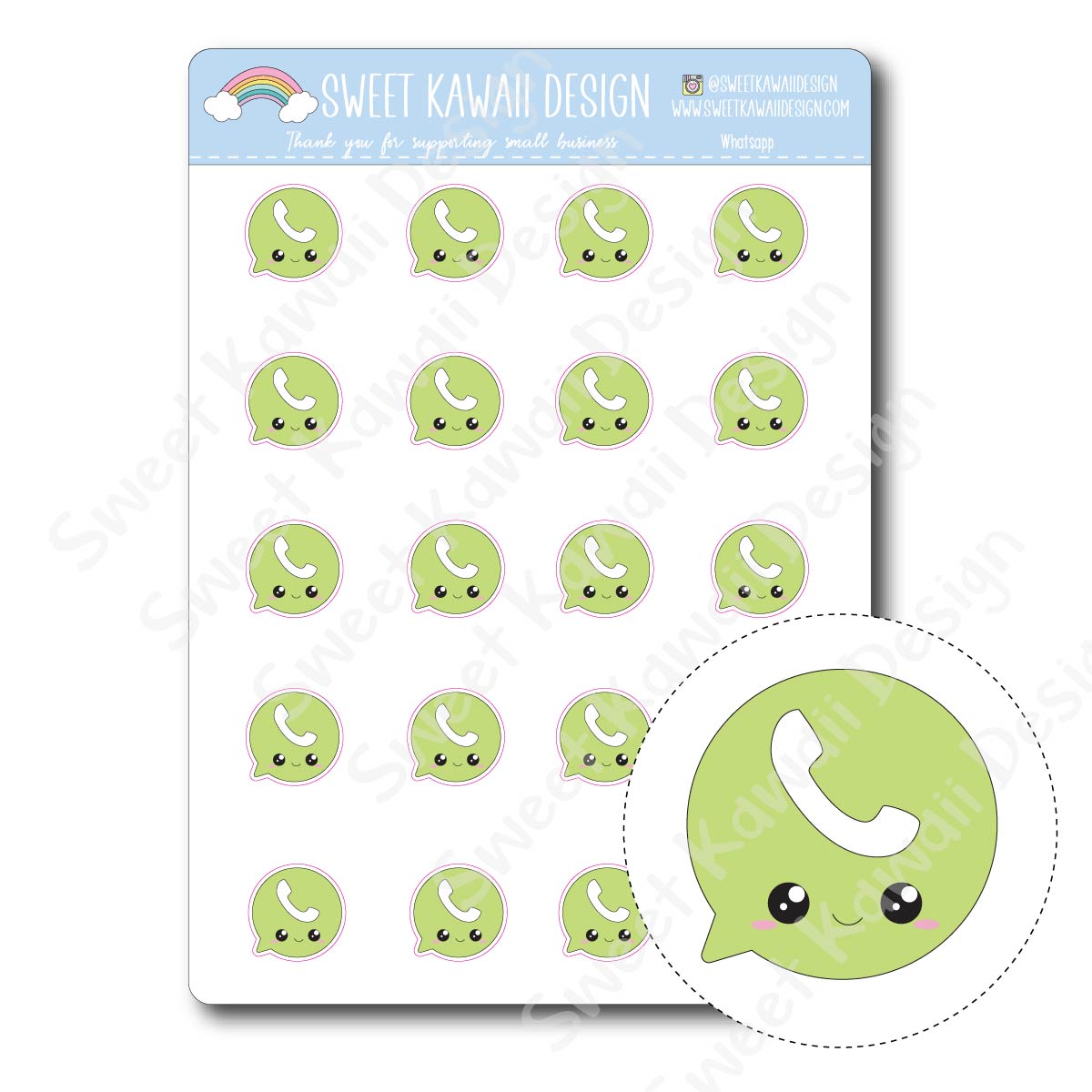 Kawaii Whatsapp Stickers