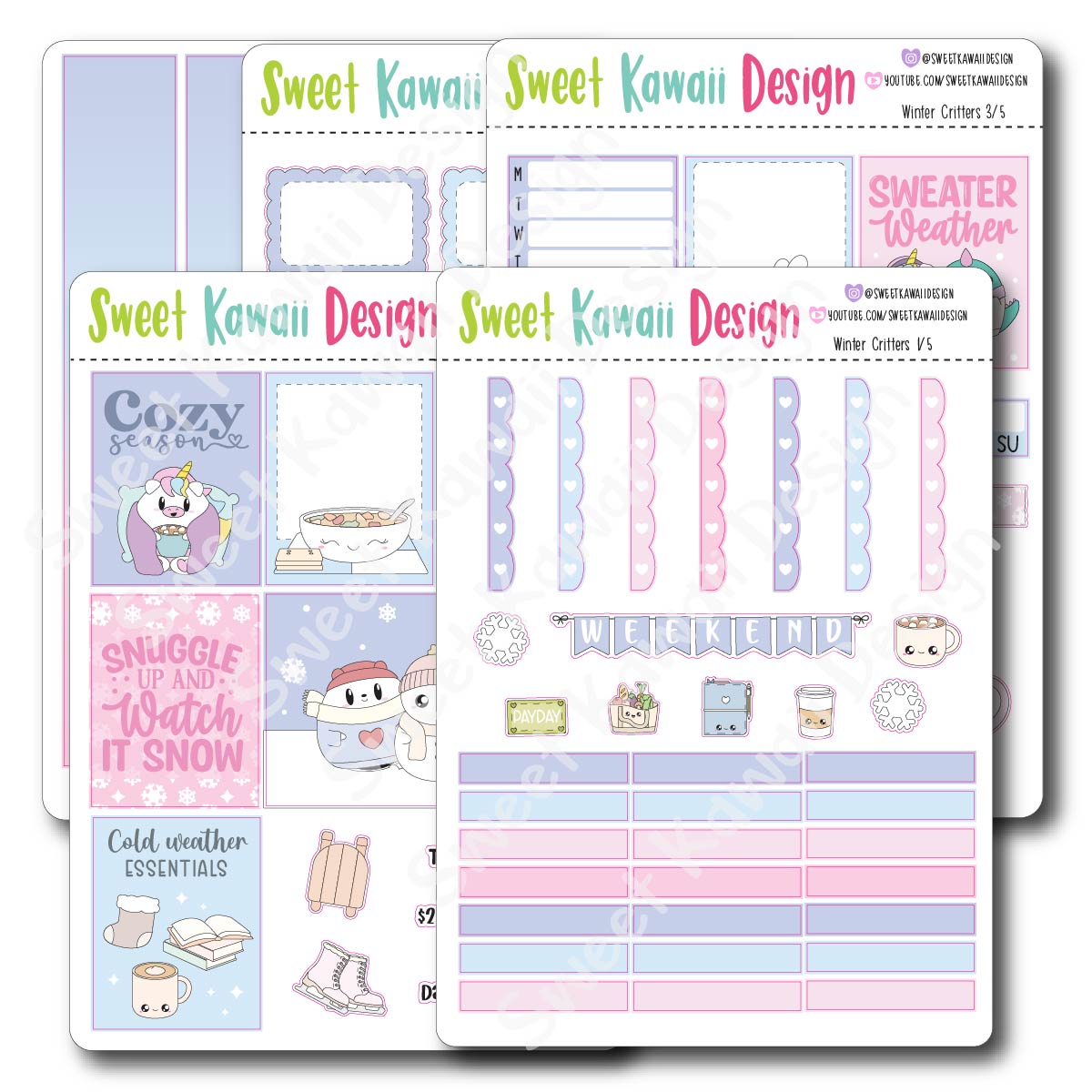 Weekly Kit  - Winter Critters HORIZONTAL