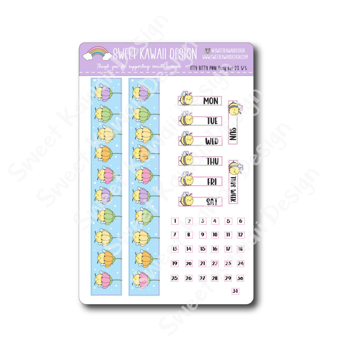 Weekly Kit  - Busy Bee 23 ITTY BITTY