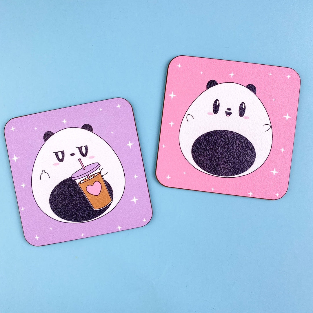 SKD Textured Drink Coasters - Moody Poe (set of 2)